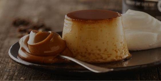flan de dulce de leche